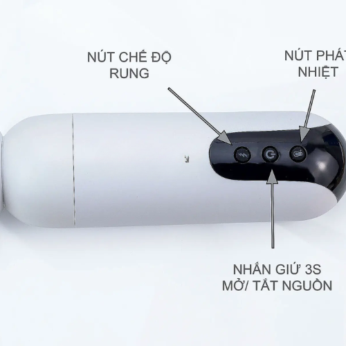 Âm đạo giả XingKong rung phát nhiệt ấm nóng 1