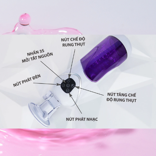 Âm đạo giả tự động có đế Easy Love  3