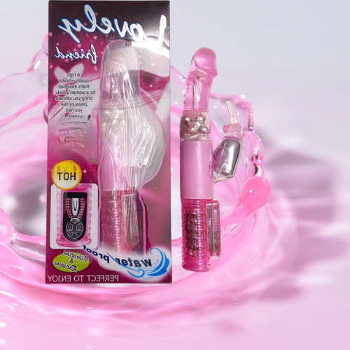 Dương vật giả  tự động Lovely 16 chế độ pin rời có nhánh phụ 3