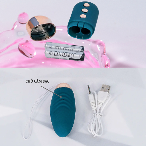 Trứng rung LILO ấm nóng pin sạc nhỏ gọn rung cực mạnh 2