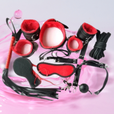 Bộ đồ chơi bạo dâm 10 món 2 màu