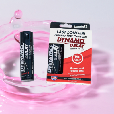 Chai xịt ngăn xuất tinh sớm kéo dài thời gian quan hệ Dynamo Delay Black Label Edition
