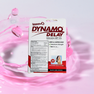 Chai xịt ngăn xuất tinh sớm kéo dài thời gian quan hệ Dynamo Delay Black Label Edition