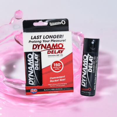 Chai xịt ngăn xuất tinh sớm kéo dài thời gian quan hệ Dynamo Delay Black Label Edition
