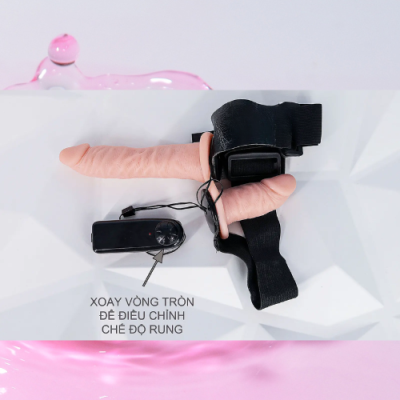 Dương vật giả có dây đeo Ultra 2 đầu rung nhiều chế độ