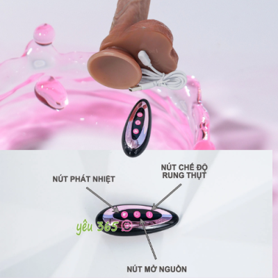 Dương Vật Gỉa Gắn Tường Tự Động Điều Khiển Từ Xa - DG747