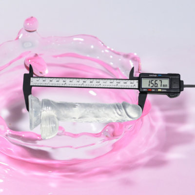 Dương vật giả gắn tường trong suốt