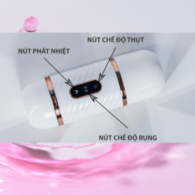 Dương vật giả rung thụt phát nhiệt Cyclone Fire điều khiển từ xa