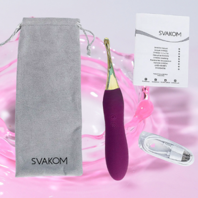 Máy massage điểm G cao cấp Svakom Beatrice kèm 2 đầu rung phụ