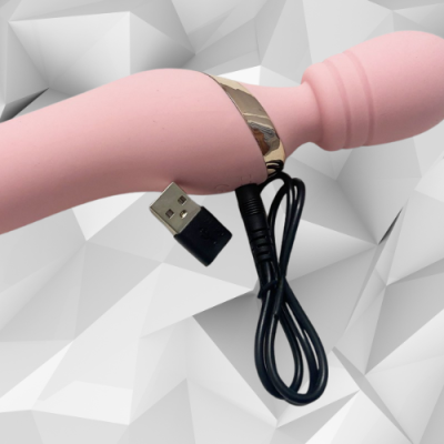 Máy mát xa điểm G phát nhiệt 2 đầu thụt, ngoáy pin sạc