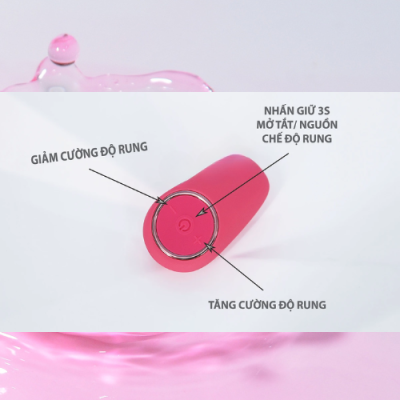 Trứng rung tình yêu 2 đầu sang trọng có điều khiển